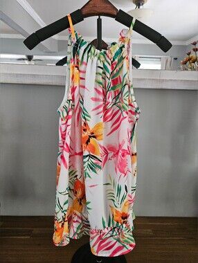 Women's Summer Floral Blouse Size Small.